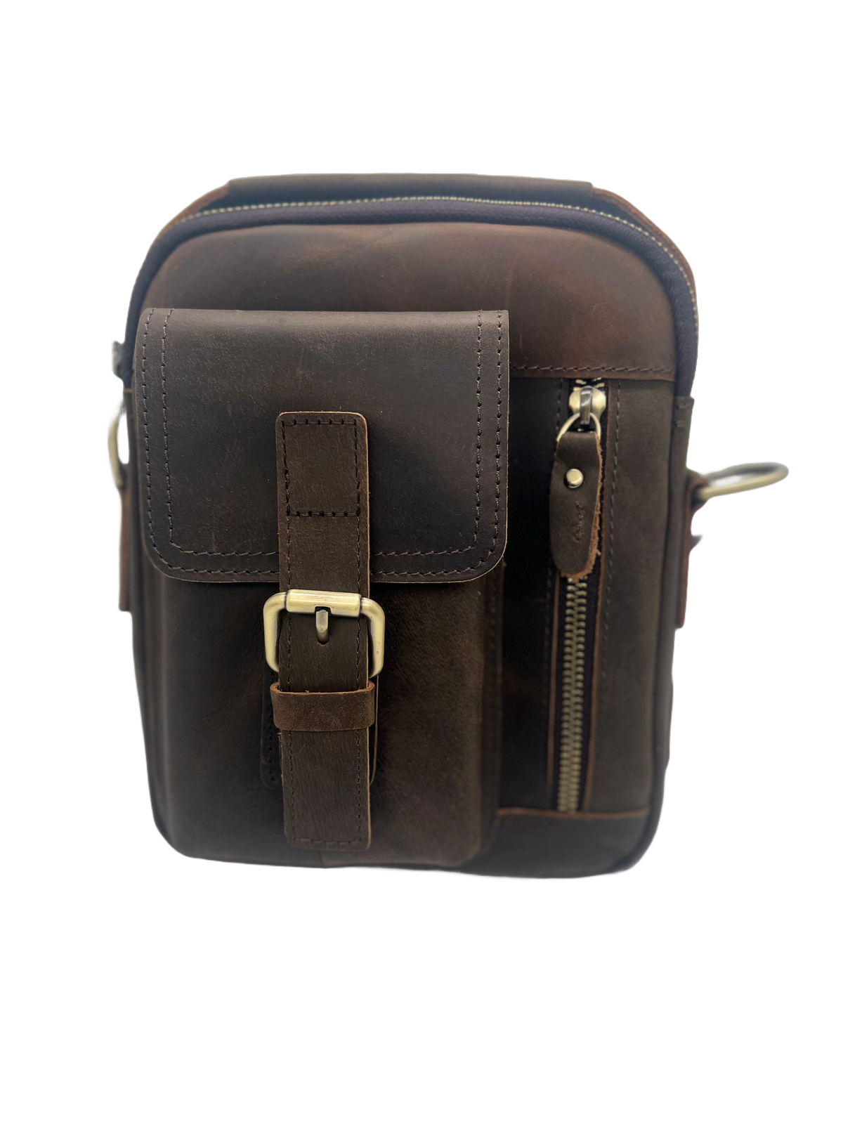 Crazy horse large cross body bag